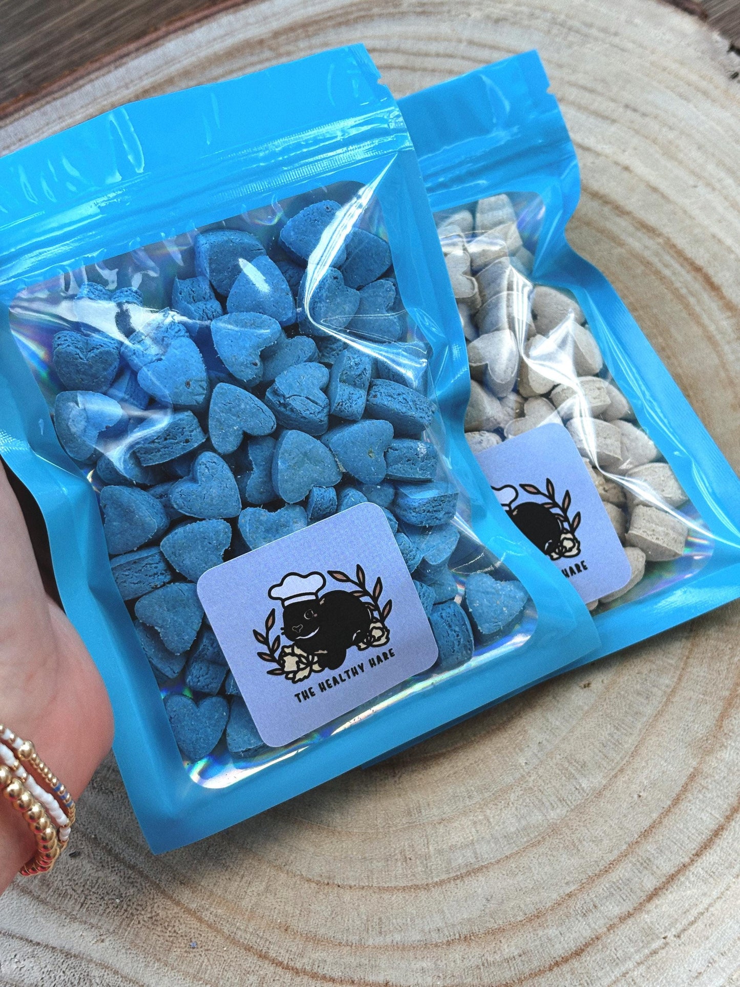 Mini Heart Treats for Rabbits and Small Animals | 100 pcs | Organic and all natural