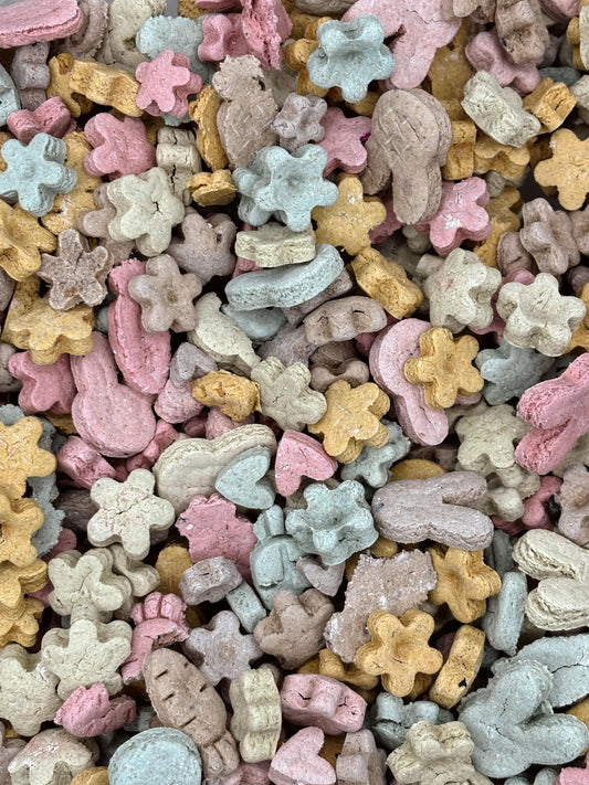 pastel spring treats | organic treats for rabbits